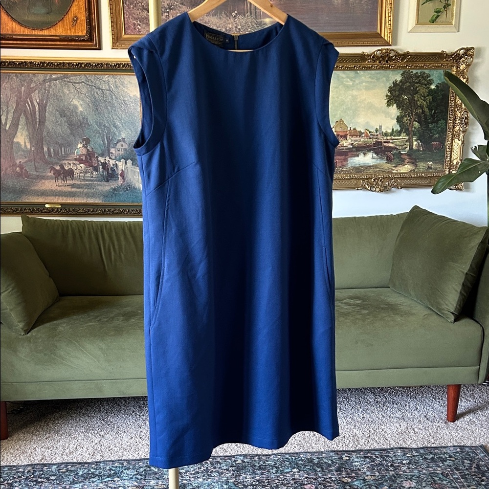 Pendleton Blue Sleeveless Dress